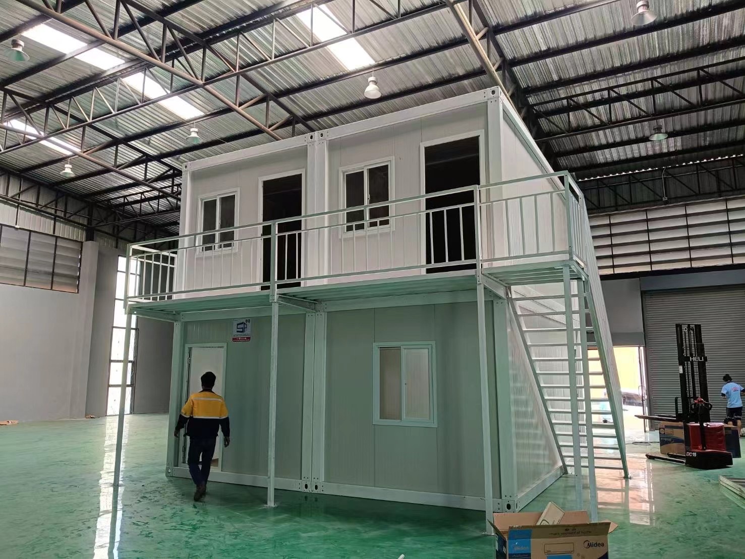 Speed Build Two Story Fast Assembly Container Room Prefabricated Office Portable Classroom Mobile House Unit Temporary School