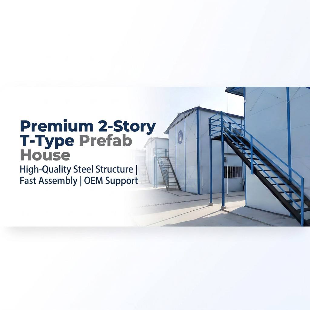 Wholesale Cheap Fast Assembly Two Story Steel Structure Prefabricated House Modular Temporary Living Camp for Construction Site