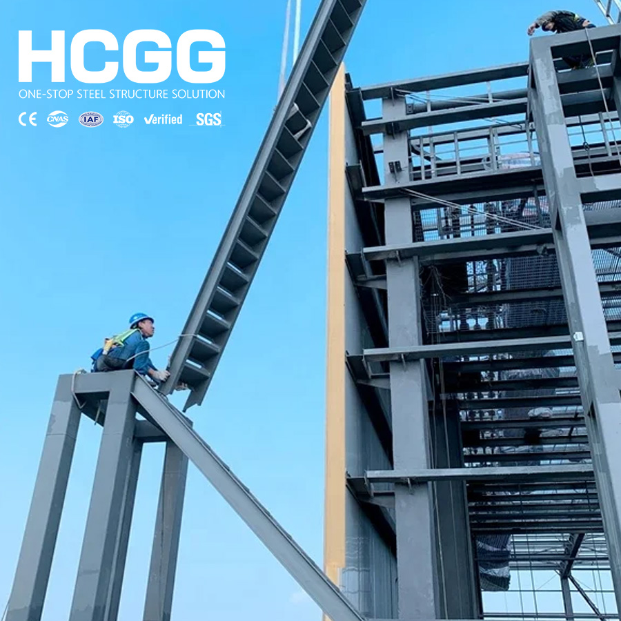 Multi-Story Steel Apartment Steel Structure Hotel Building Commercial Construction for City
