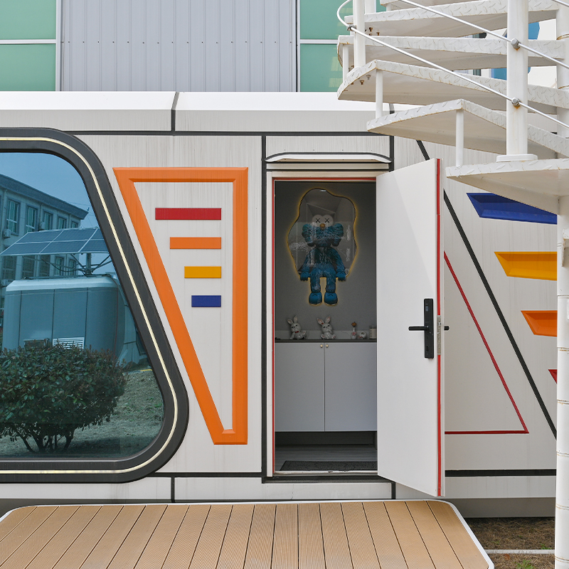 Intelligent Prefab Building Pod Mansion Luxury Resort Hotel, Prefabricated Luxury Office, Container House for Airbnb Rental