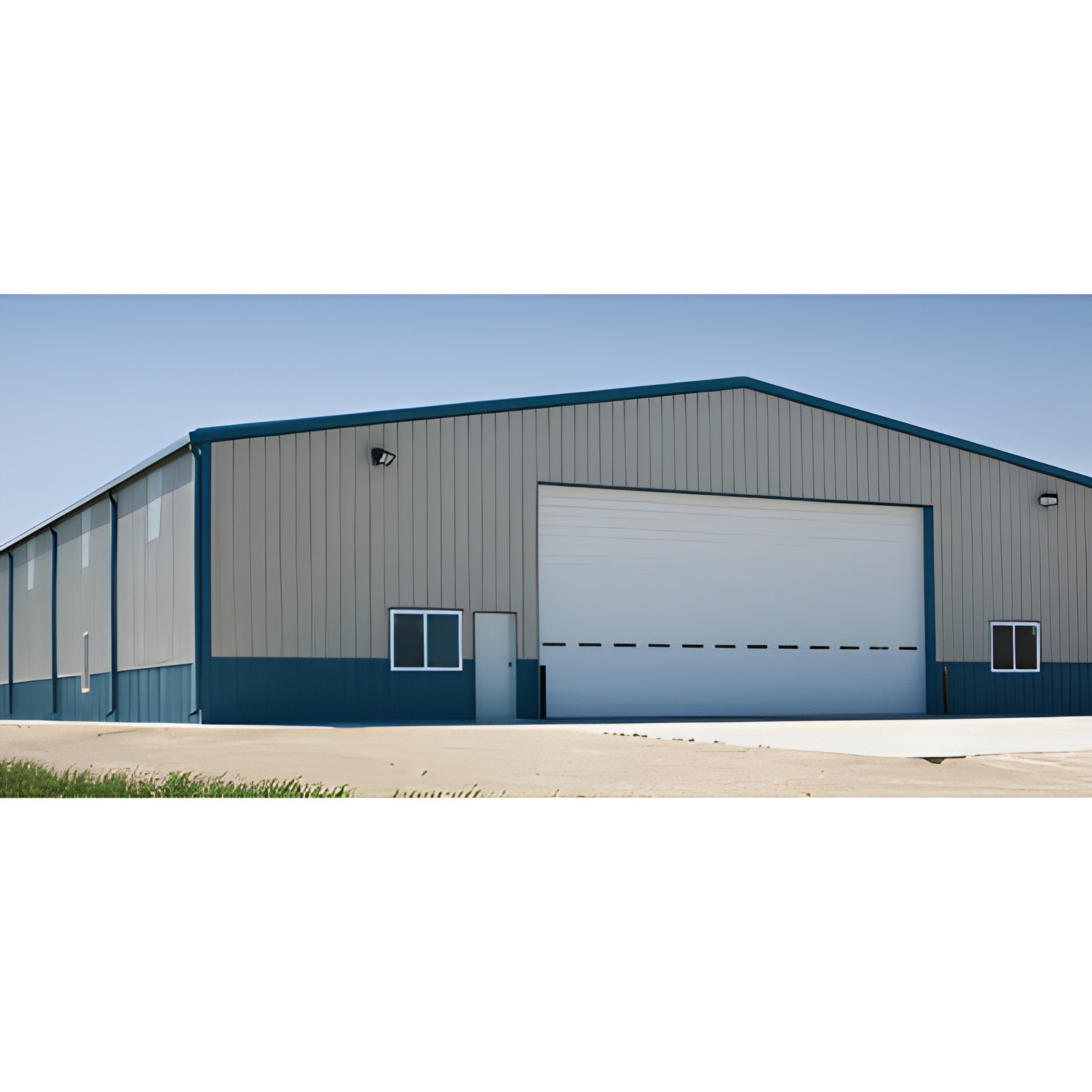 Modular Steel Prefab Building Solid Metal Structure Farm Storage Shed Workshops &amp; Plants Warehouse Structure