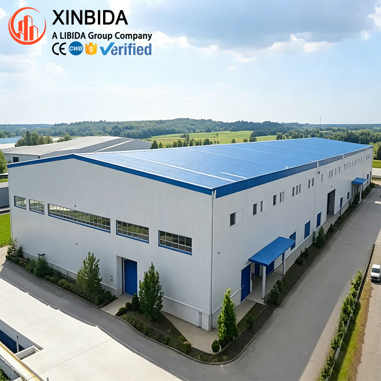 Hot Selling Modular Fabrication Design Steel Structure Warehouse Building Space Framed Commercial Metal Building