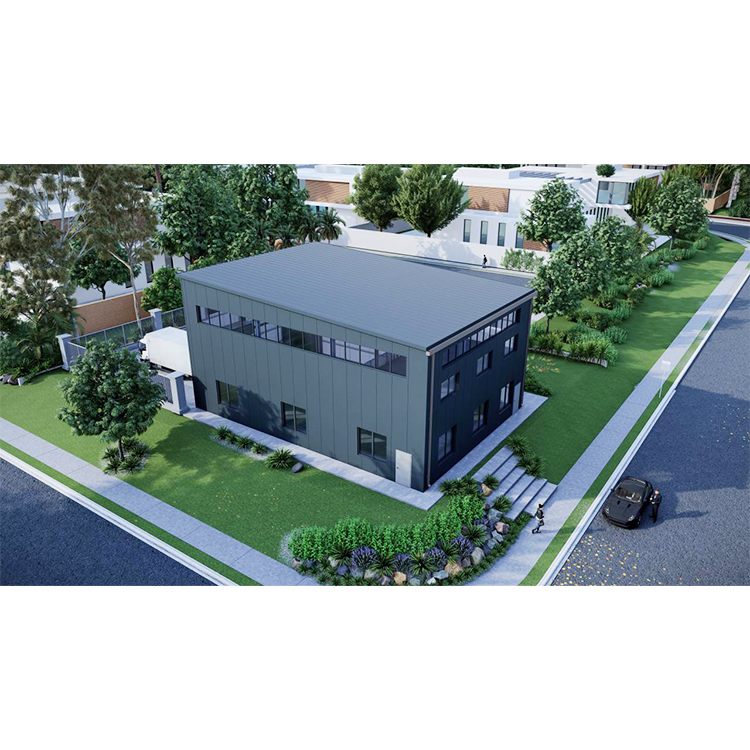 Commercial Mutil Floor With Glass Wall Shopping Mall Steel Structure Hotel Apartment Office Building