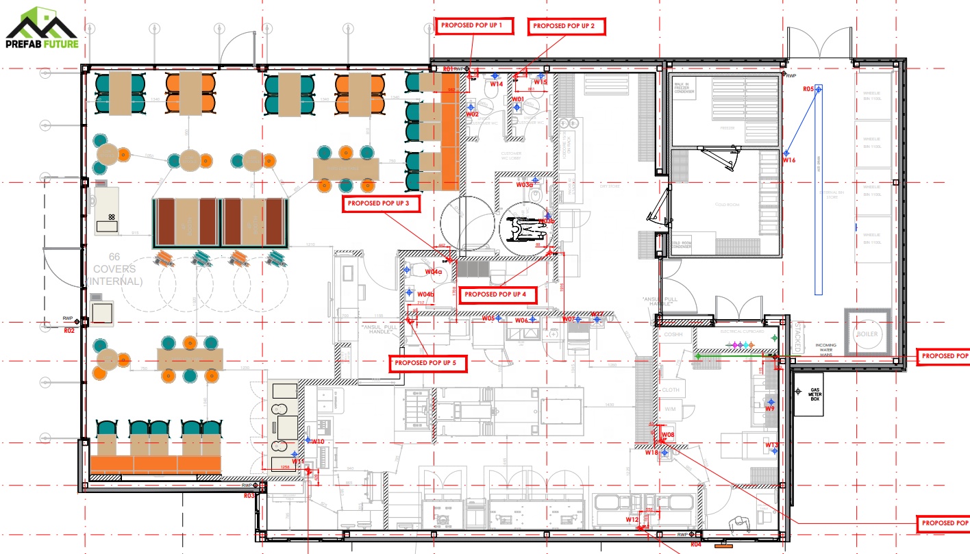 Prefab Modular Light Steel Keel Structure Commercial Store Fast Food Restaurants Building Design McDonald's Fast Build Cost