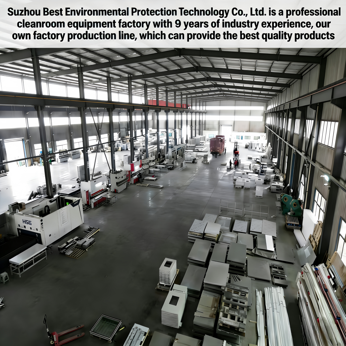 New Clean Room Lab Factory Dust-Free ISO 5-8 Level Prefabricated Clean Room
