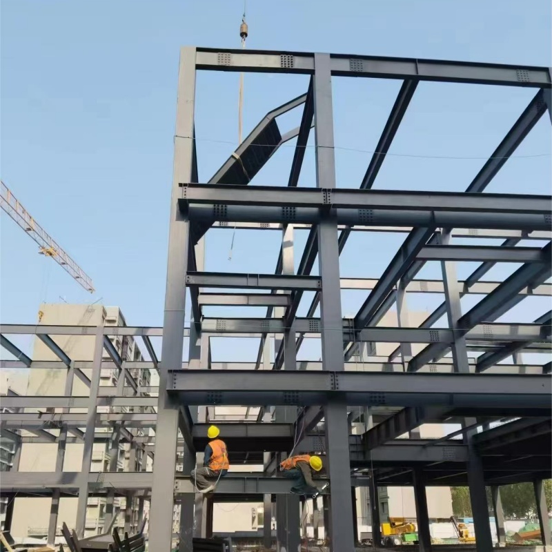 Steel Structure Framed Prefab Home Construction Office Commercial Building Modular House Prefab Office