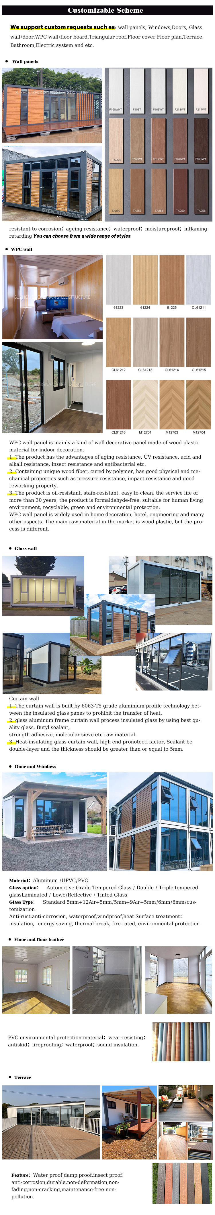 Stacked container house layout