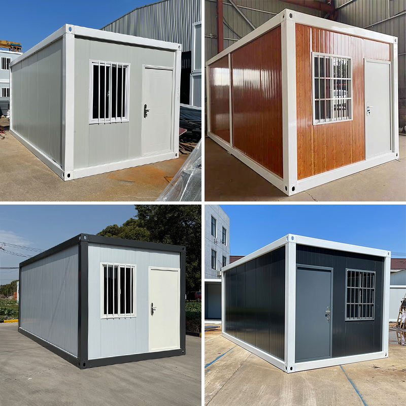Flat Pack Duplex Portable Modular Home Mobile Steel Frame Tiny Prefab Container House for Mining Camp Office Accommodation