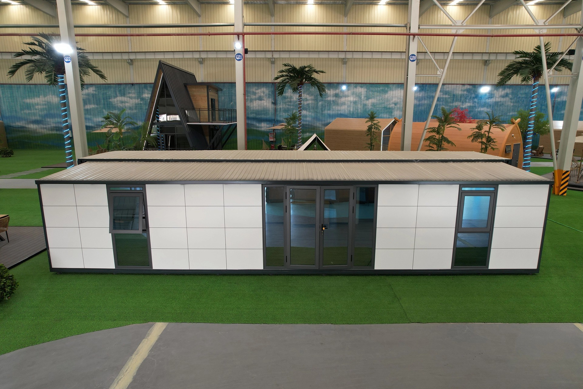 Hot Selling Double-Wing Expandable Modular Container House - Spacious Site Accommodation for Construction Camp Temporary Living