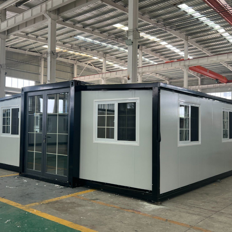Portable Steel Modular Cabin Prefabricated Foldable Structure for Temporary Office Site Housing and Camp Use Expandable House