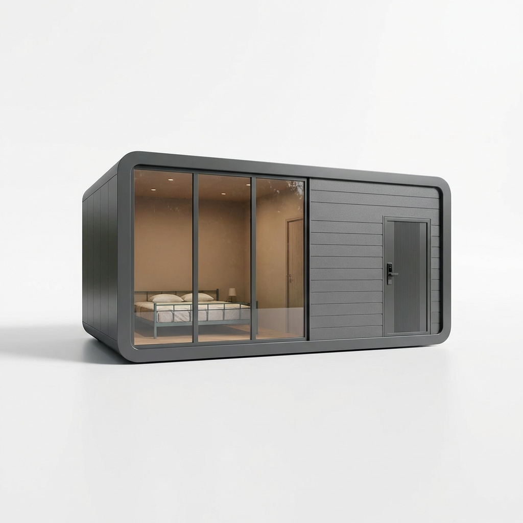 WELLCAMP Luxury Apple Cabin Capsule Pod House Prefabricated Modular Tiny Home Smart Glamping Resort Accommodation Investment