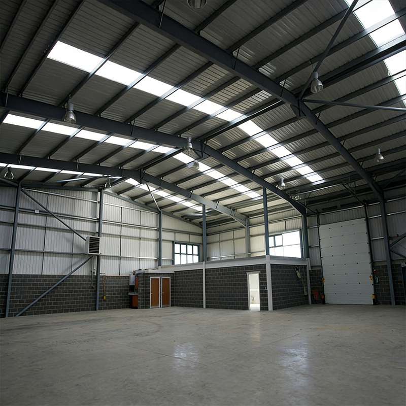 3D Design Stock House Prefabricated Small Warehouse Metal Construction For Workshop And Office Building Use CE Certified