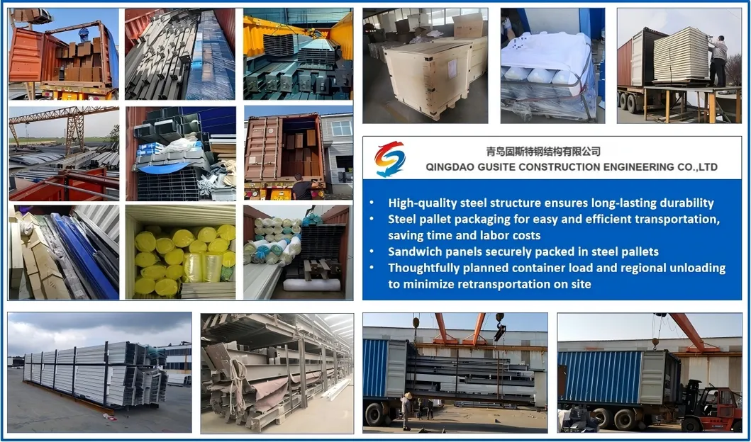 Safe Steel Structure Packaging