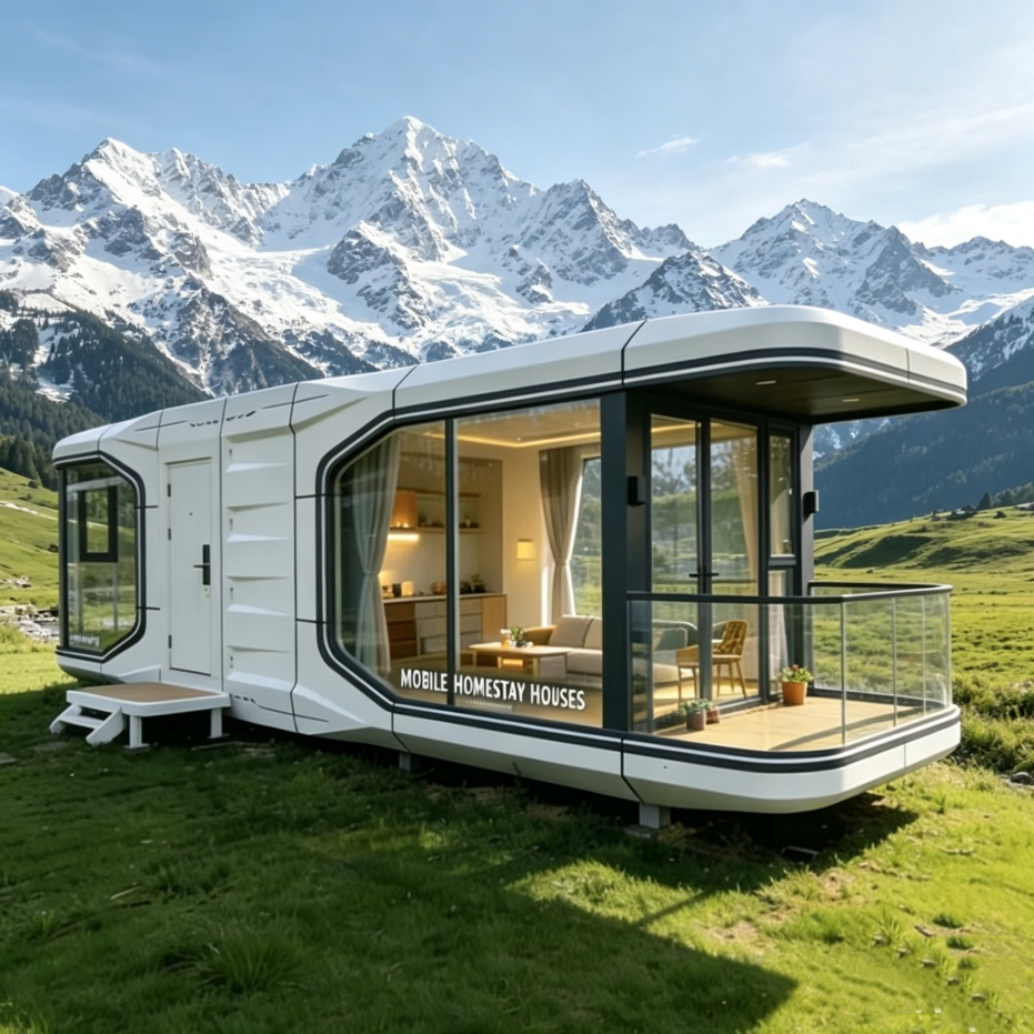 The Most Populcr Sustainable Quick-Install Tiny Prefab Modular Space Capsule House for Tourism Accommodation