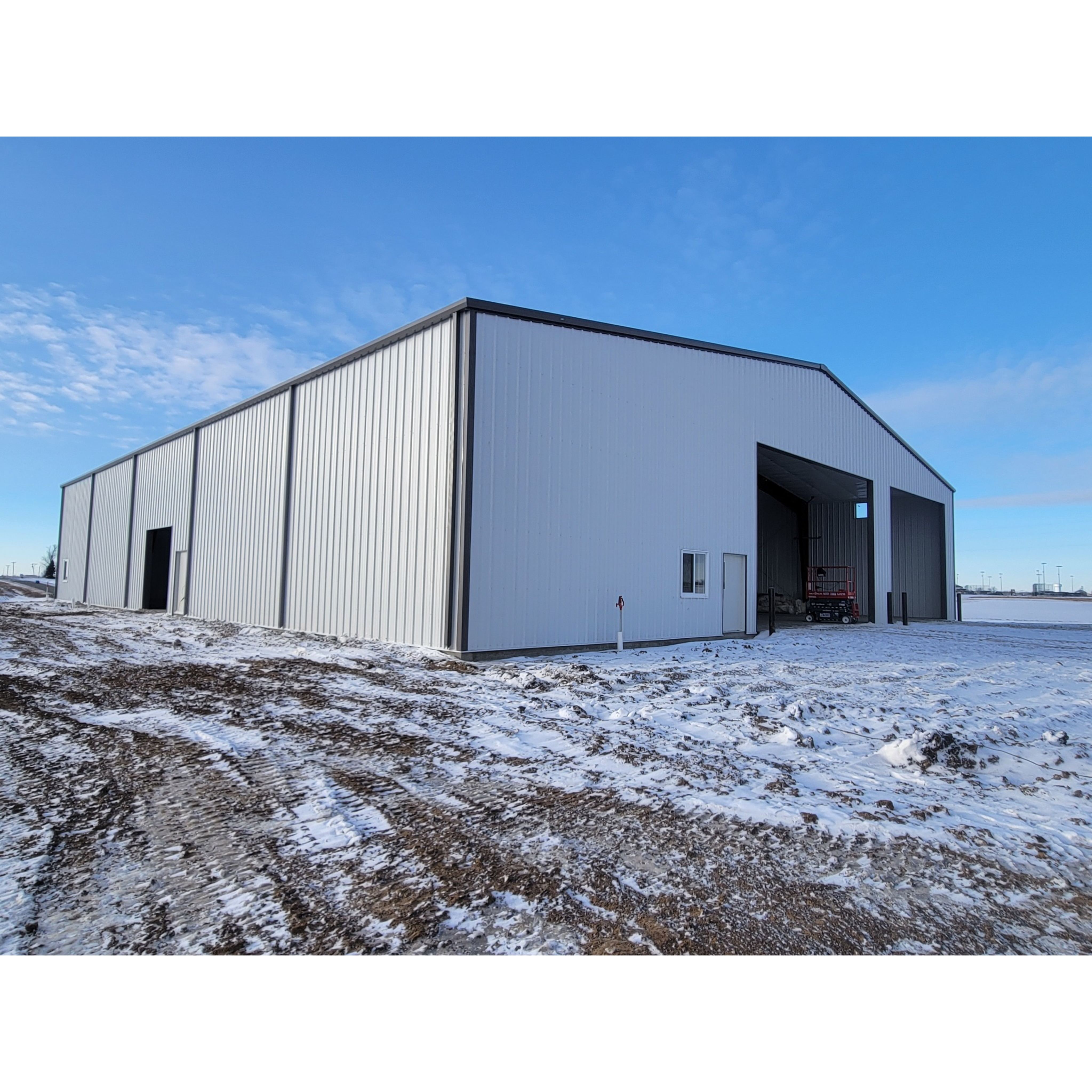 Multi-Story Steel Structure Office Building Prefabricated Steel Workshop with Customized Facade