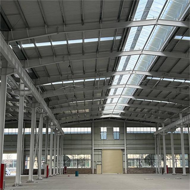 Custom Prefabricated Farming Building Steel Structure Grain and Grass Warehouse Modern Design ISO9001 Approved 5-Year Warranty