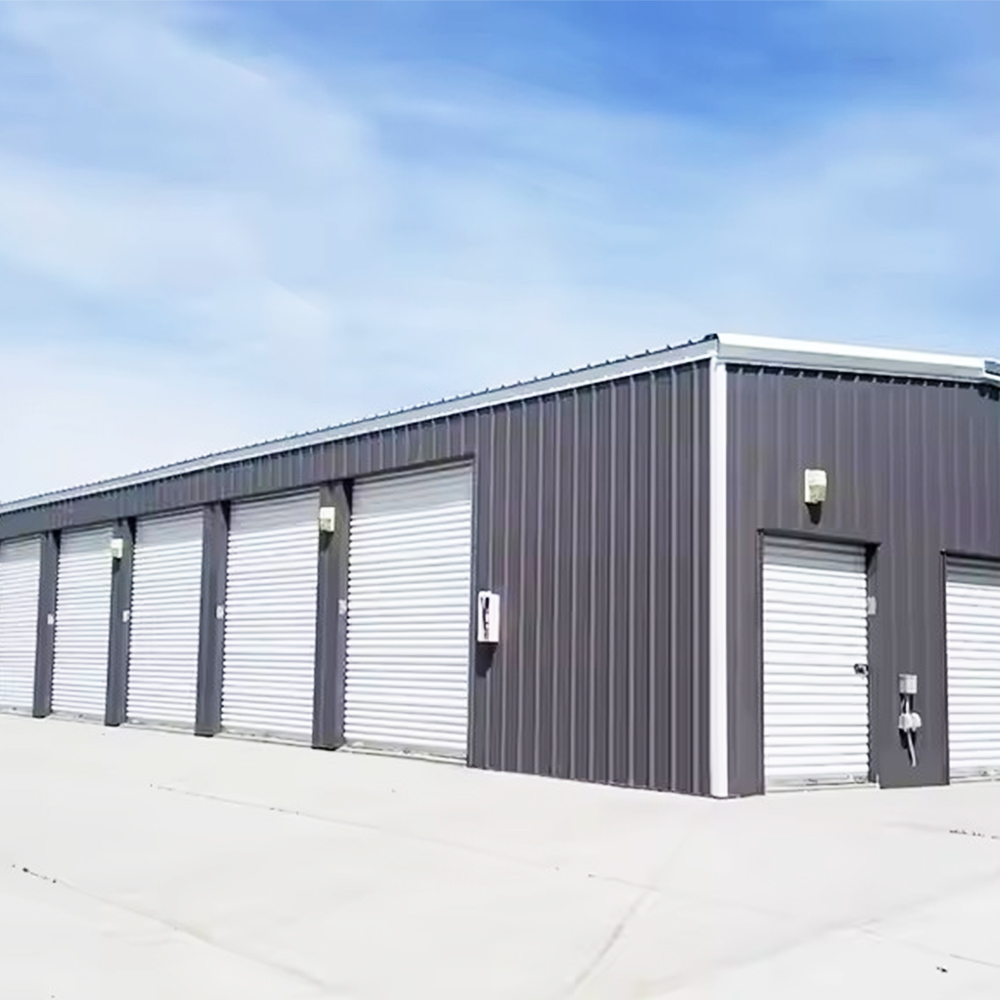 Cheap Rent Storage Shed Outdoor Prefabricated Metal Building Steel Structure Frame Self Storage Unit Building