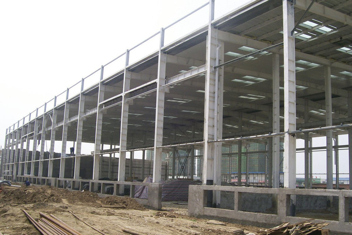 Insulated Sandwich Panel Prefab Steel Structure Portal Frame Factory Construction Metal Storage Warehouse Pre Engineered Building