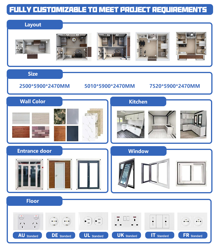 Prefabricated Housing Factory Z Fold Container House Multi Layer Stackable Modular Accommodation Cabin Construction Site Shed