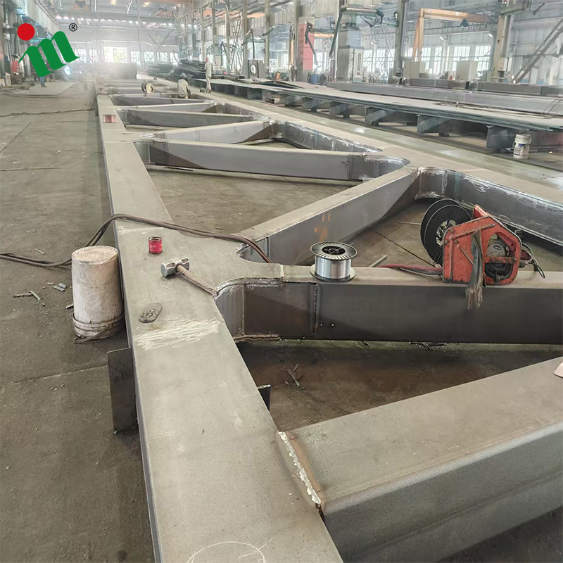 Industrial/Commercial/Public/Residential Guoshun Standard Packaging or Customized Prefabricated House Steel Frame Structure Building