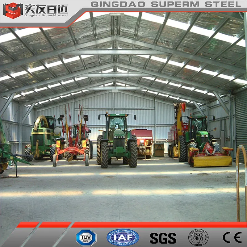 Prefab Light Steel Structure Warehouse Construction Pre-Engineered Metal Building Kits