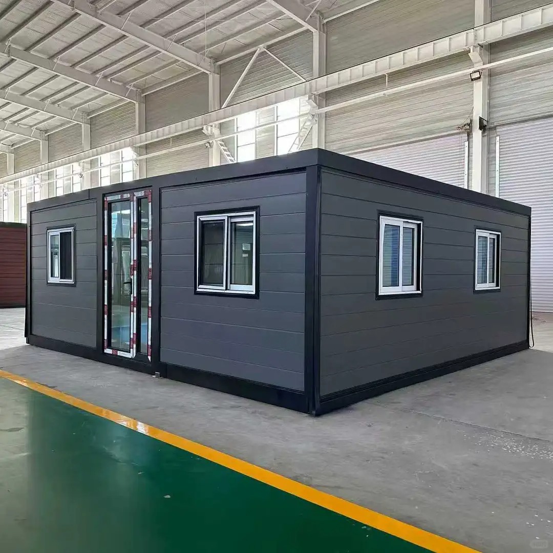 Container House Prefab Modular Steel Apartment Cabin Modern Design Expandable Bathroom Kitchen Layout Construction Site Camp
