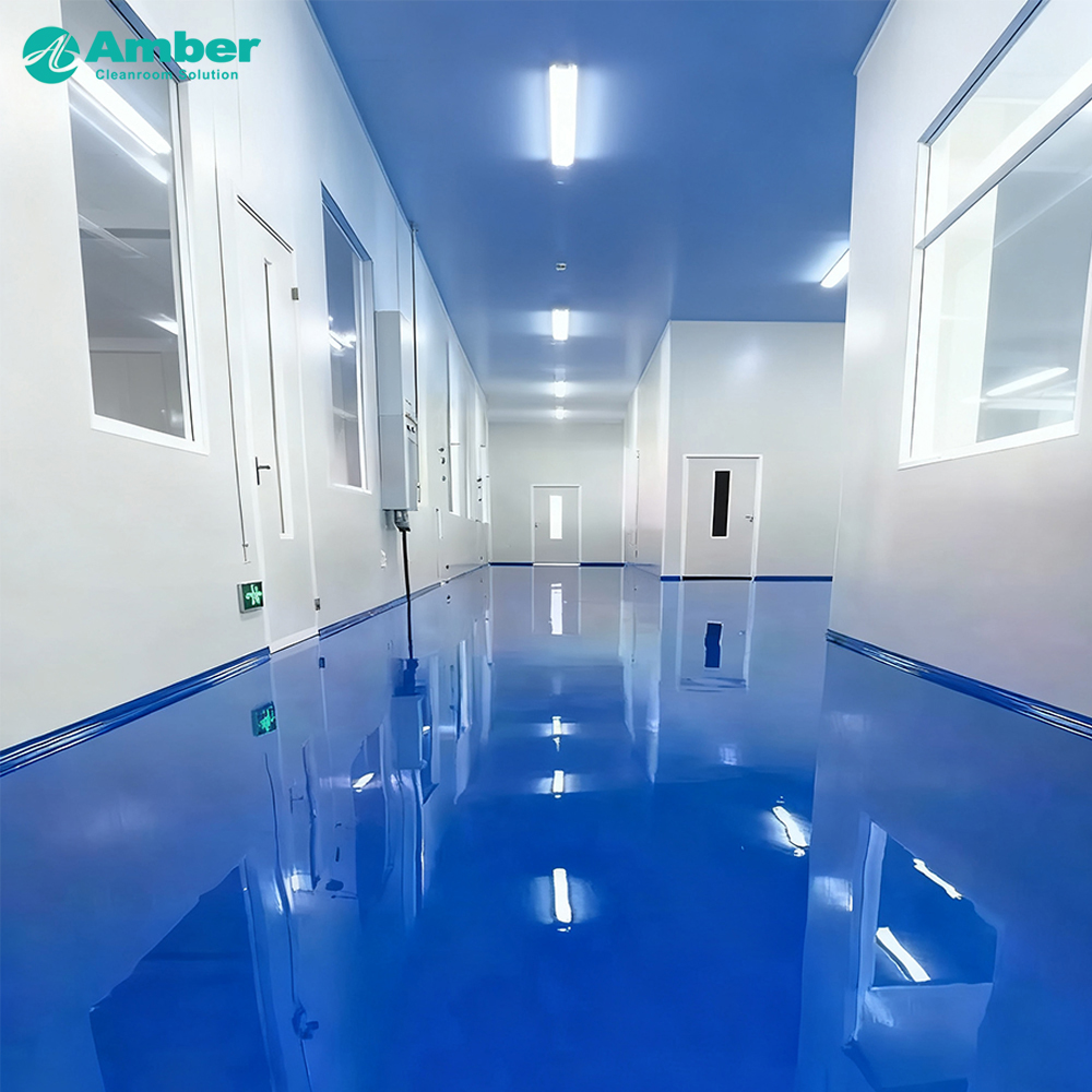 Prefab Customized Sandwich Factory Project Cultivation Laboratory Container Gmp Modular Sterile Turnkey Wool Modular Clean Room