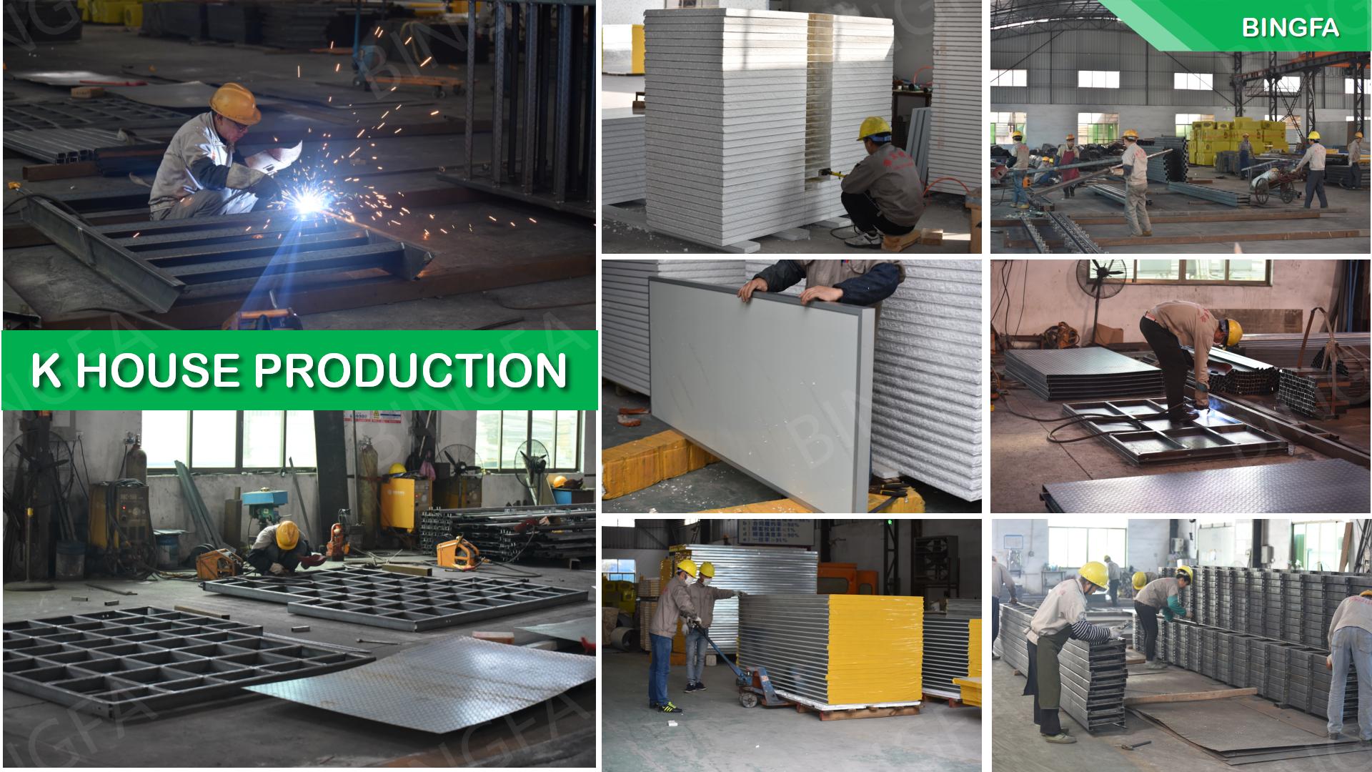 Factory Priced K-Type Prefabricated Modular House Site Office Accommodation Temporary Offices Construction