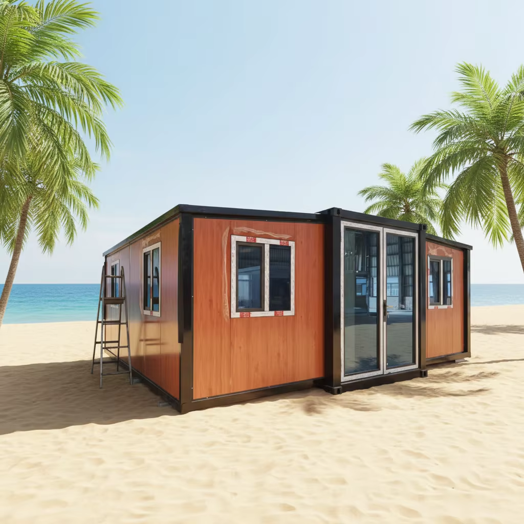 Expandable Modular Container House Shop Building Prefabricated Building Movable Container House Coffee bar