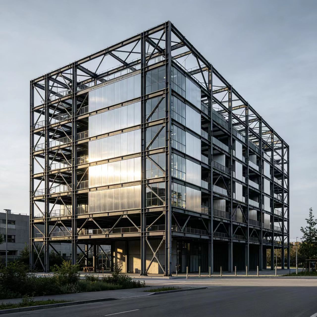Modular Multi-Storey Steel Skeleton Hotel 121+mph Wind Resistance 3D Model Design for Fast-Track Commercial Hospitality Projects