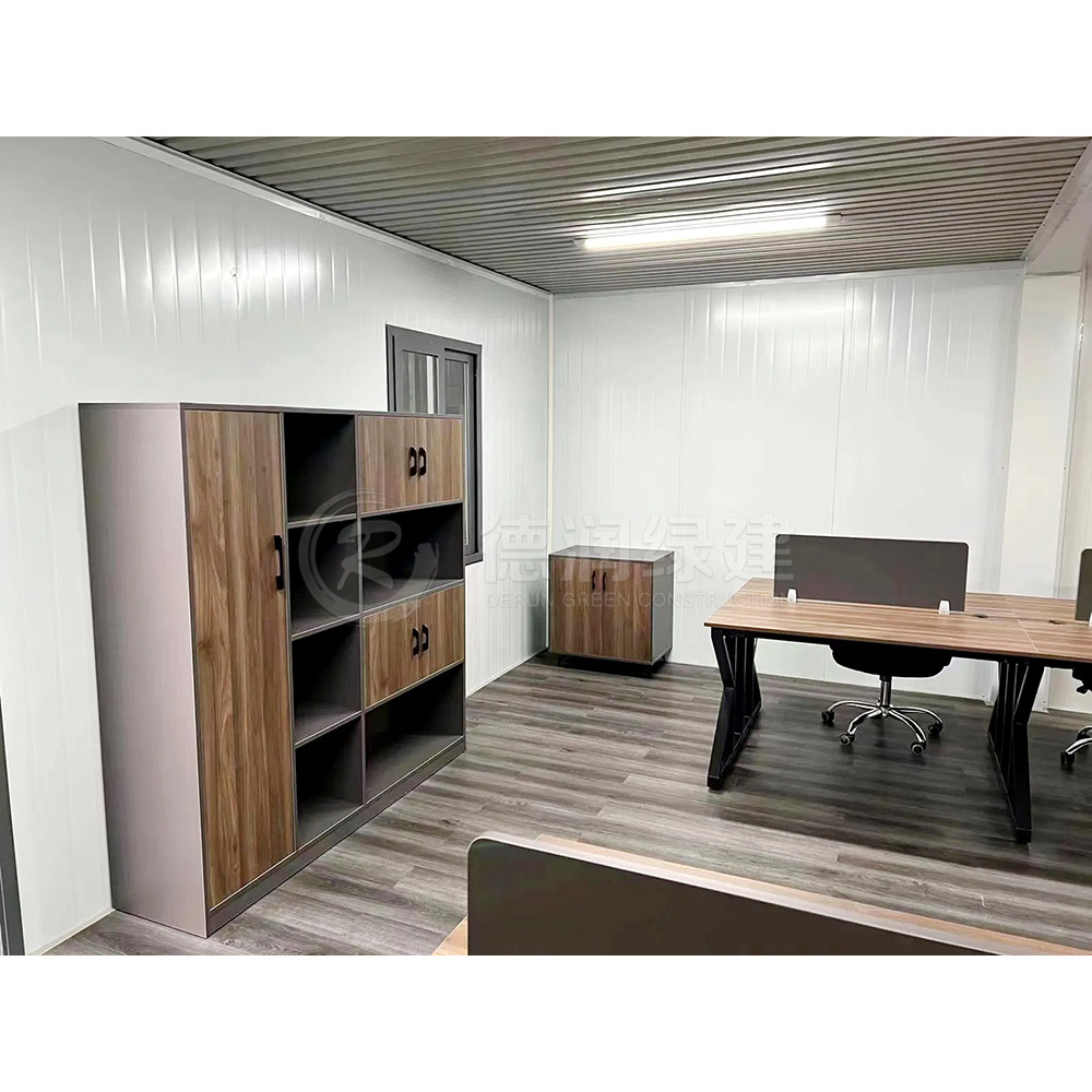 Premade Modern Luxury 20ft 40ft Flat Pack Container Module House Office Work Sandwich Panel Eco-Friendly Prefabricated Modular
