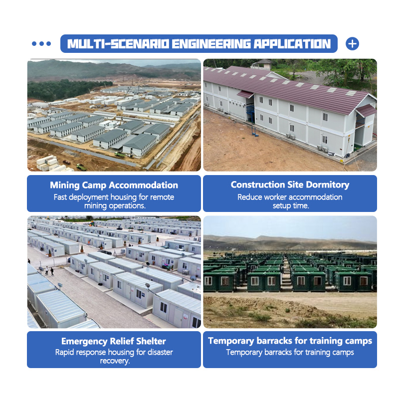 Prefabricated Housing Factory Z Fold Container House Multi Layer Stackable Modular Accommodation Cabin Construction Site Shed