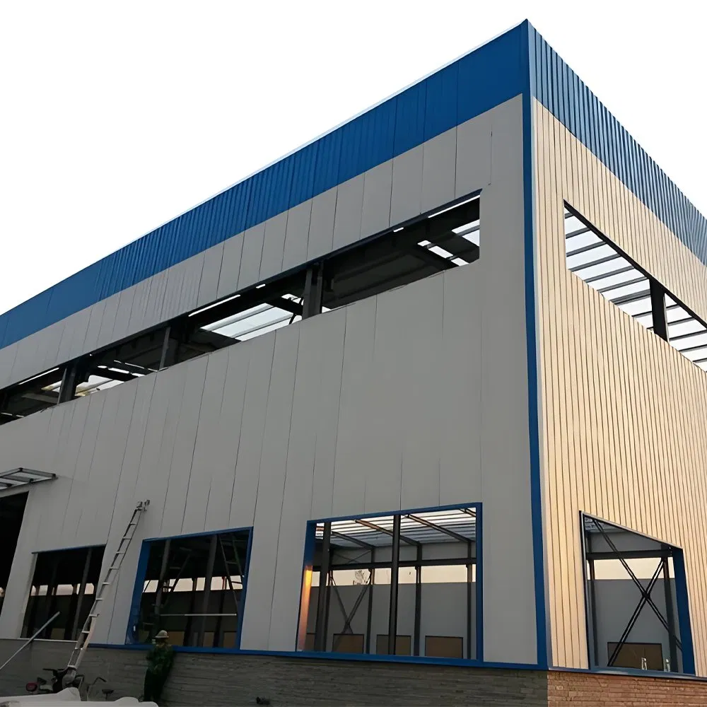 Modular Prefabricated Metal Steel Structure Workshop Constructed Warehouse Building