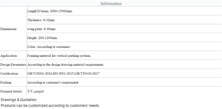 Specifications