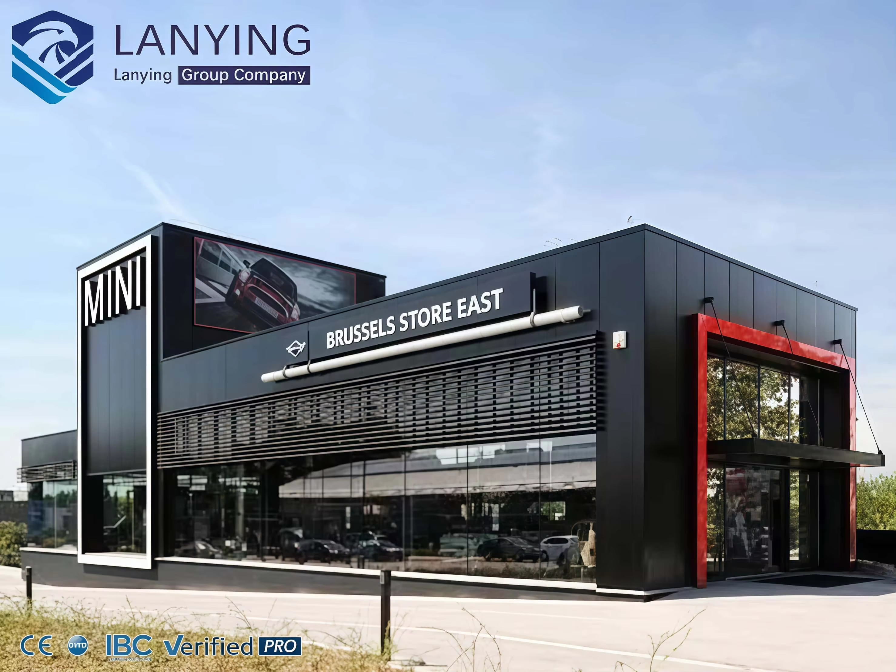 CWB Certified Prefabricated Warehouse - Hot DIP Galvanized Steel Frame Construction For Industrial Warehouse
