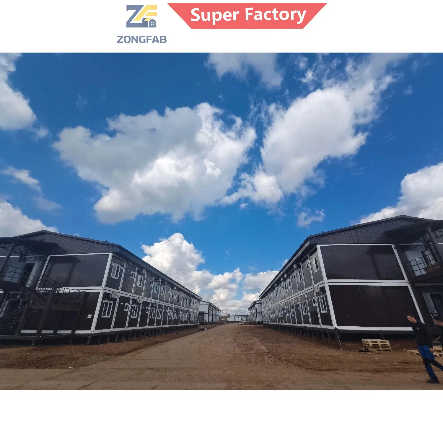 Movable Mobile Portable Folding Foldable Flat Pack Prefab Modular Container Building Housing Post-Disaster Reconstruction Project