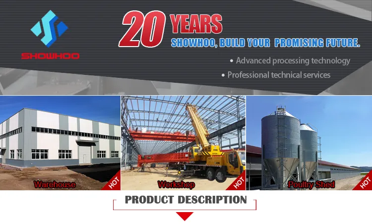 Prefab Construction Modular Steel Warehouse Building
