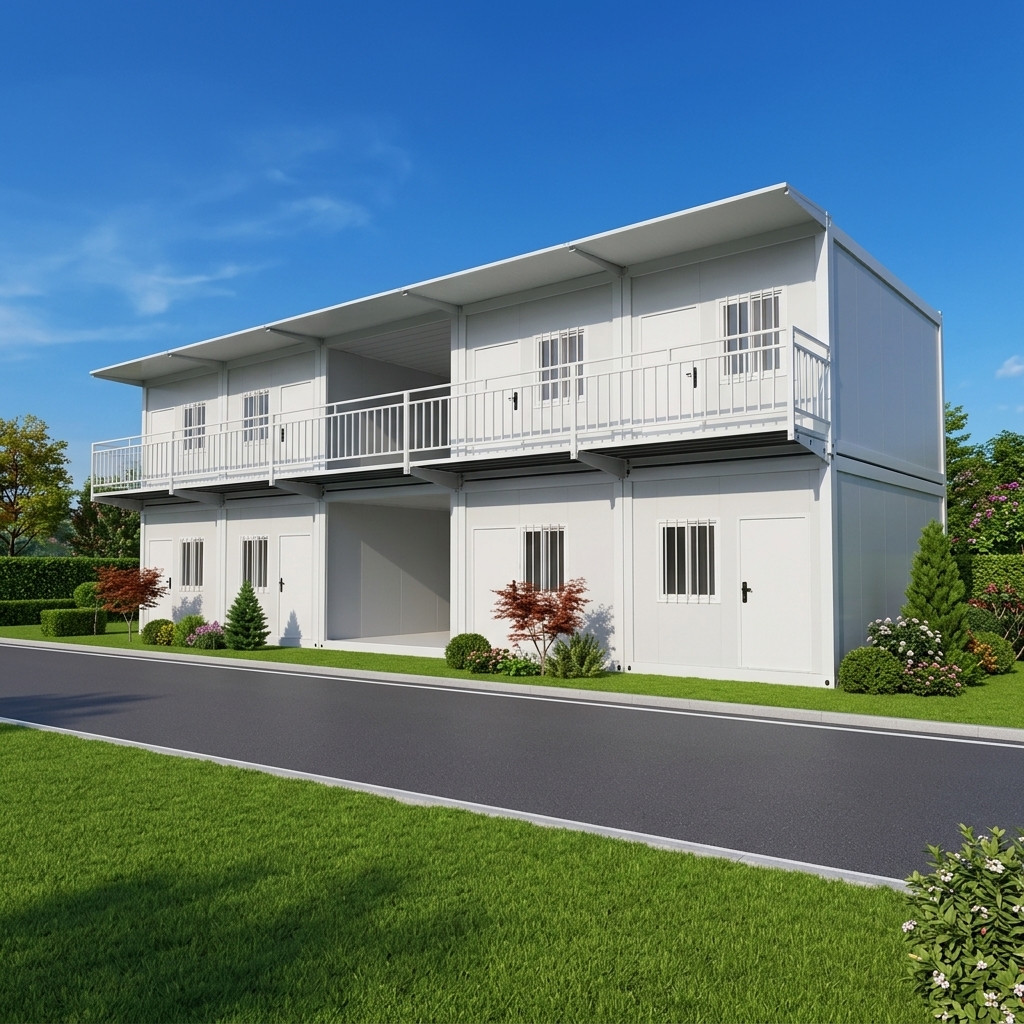 Neat Row Industrial Modular Container Dormitory for Labor Camp