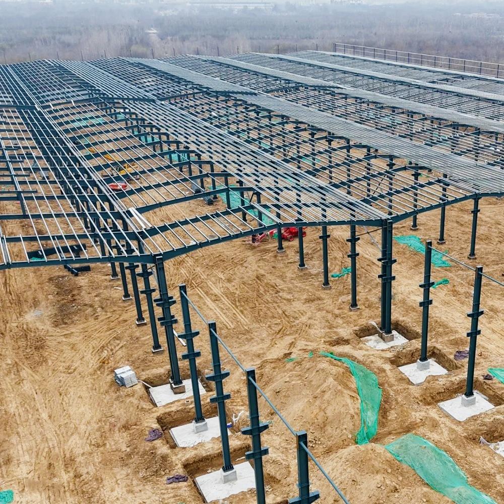 Assembled Steel Structure Prefabricated Steel Construction Office Commercial Building Modular House