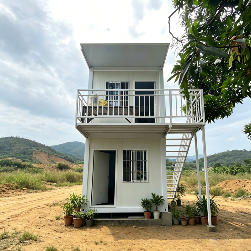 Prefabricated Housing Factory Z Fold Container House Multi Layer Stackable Modular Accommodation Cabin Construction Site Shed