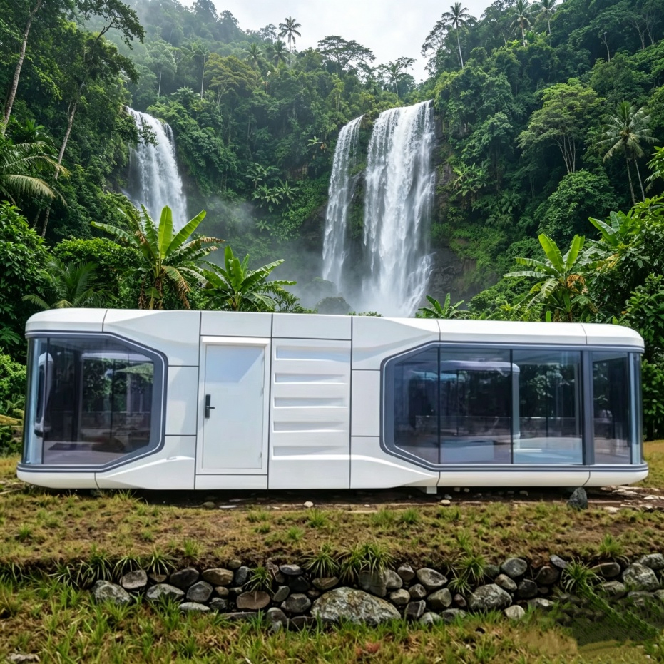 New Product Explosion Luxury Prefab Modular Space Capsule House for Lakeside Cabin