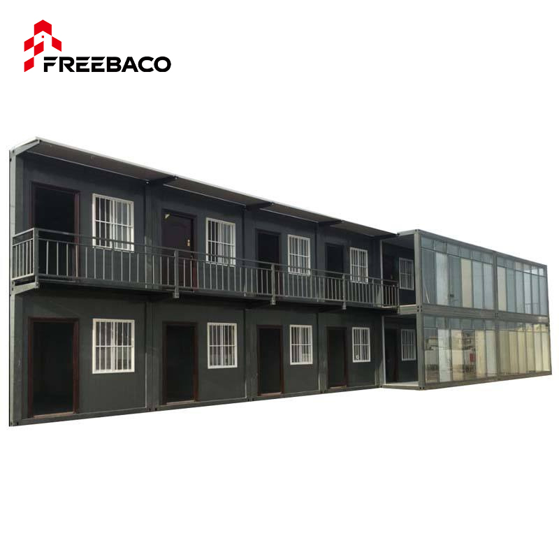 Easy Assemble Mobile Detachable Tiny Home Modular Office Buildings Hotel Worker Camp Prefab Flat Pack Container House