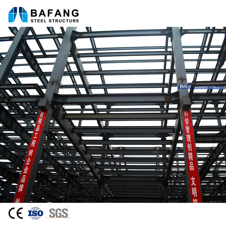 Multi-story Prefabricated Steel Structure Buildings for Production Workshops Supermarkets Offices Use 5+ Year Warranty