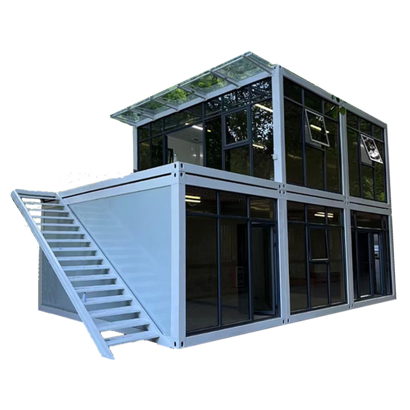 Factory Cafe Shop Exhibition Hall Mall Gallery Booth Vacation Hotel Dormitory Camp Modular Prefabricated Container House Home