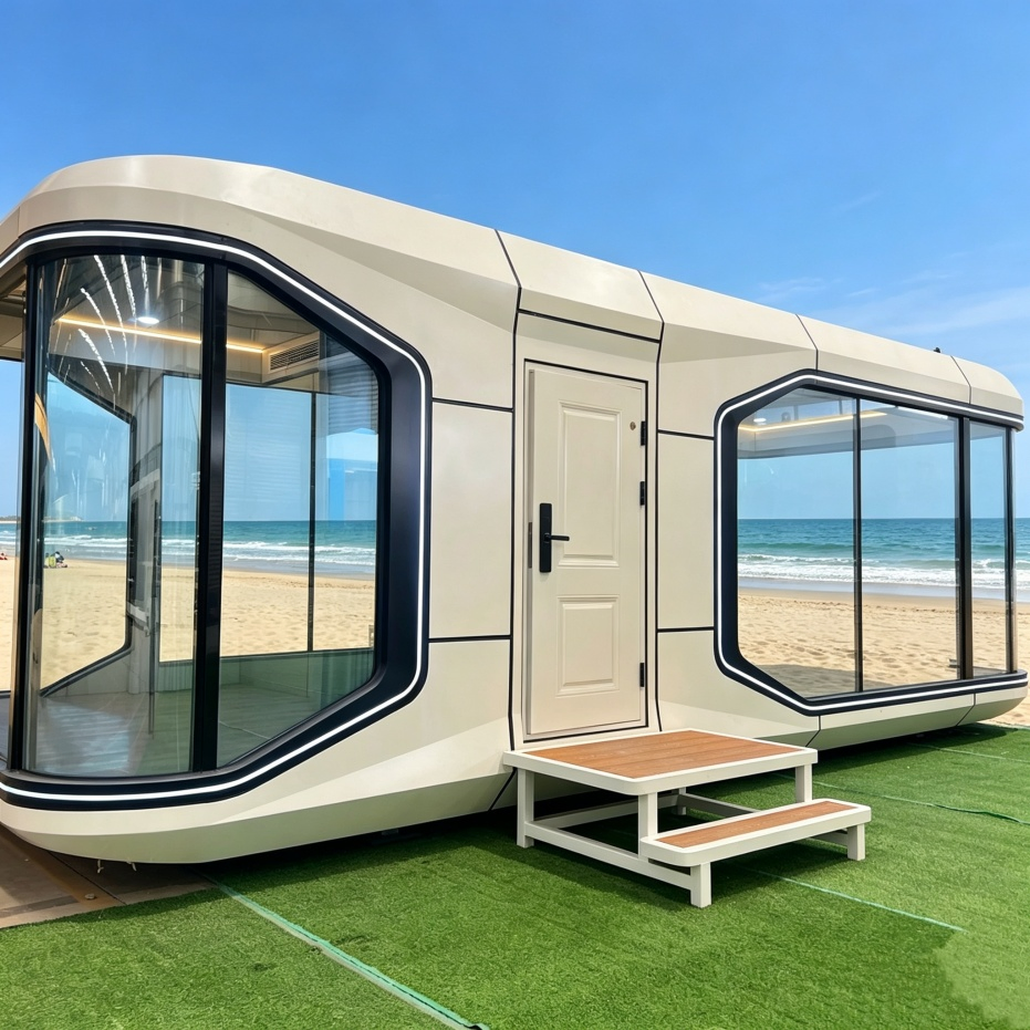 New Product Explosion Luxury Prefab Modular Space Capsule House for Lakeside Cabin