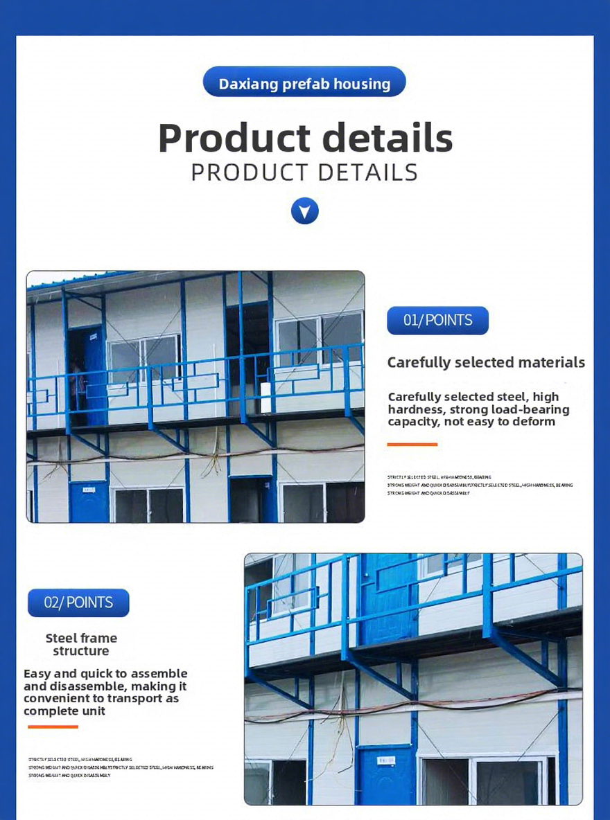 Ready to Ship Portable Waterproof Insulated Prefabricated Modular House for Emergency Disaster Relief School Office Room