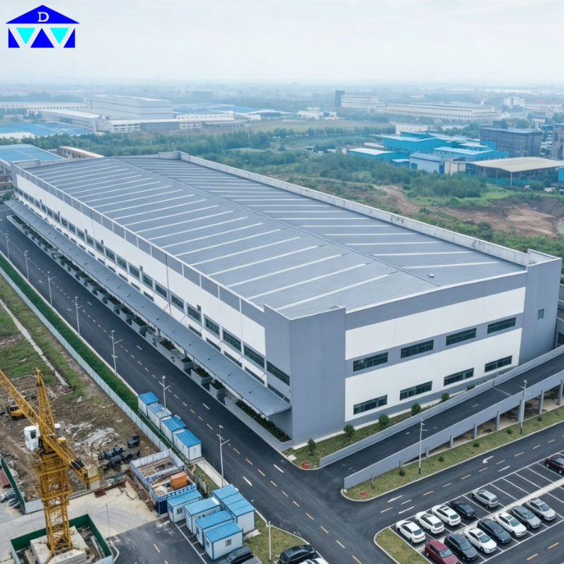 Space Maximized Custom Dimension Metal Storage Facility Building for Distribution Center