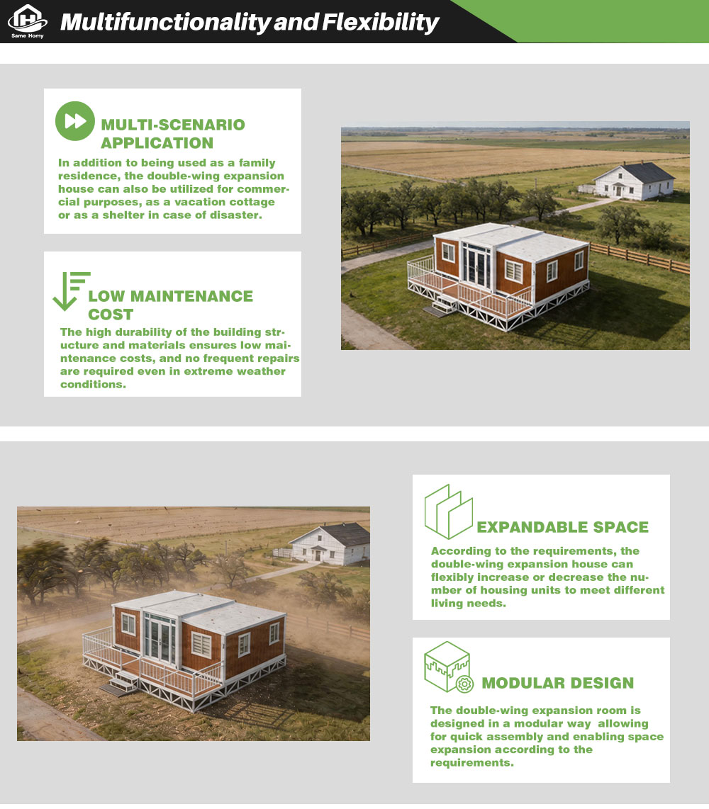 20ft 40ft Expandable Container House Prefabricated Modular Fast Installation for Rapid Deployment Expandable Container House