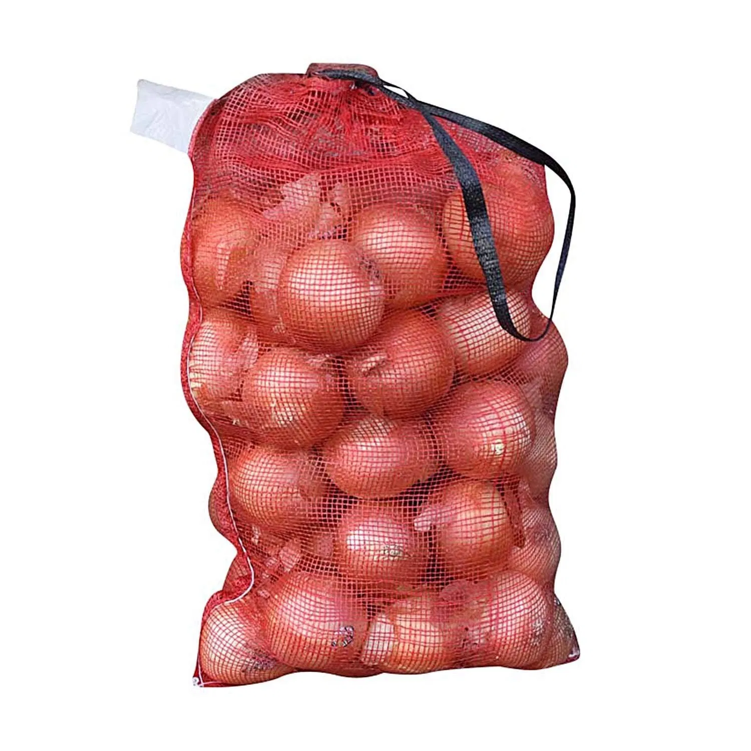 25kg Bolsa de Malha Tricotada em PE para Cítricos Garli Grau Alimentício Forte e Resistente a Rasgos