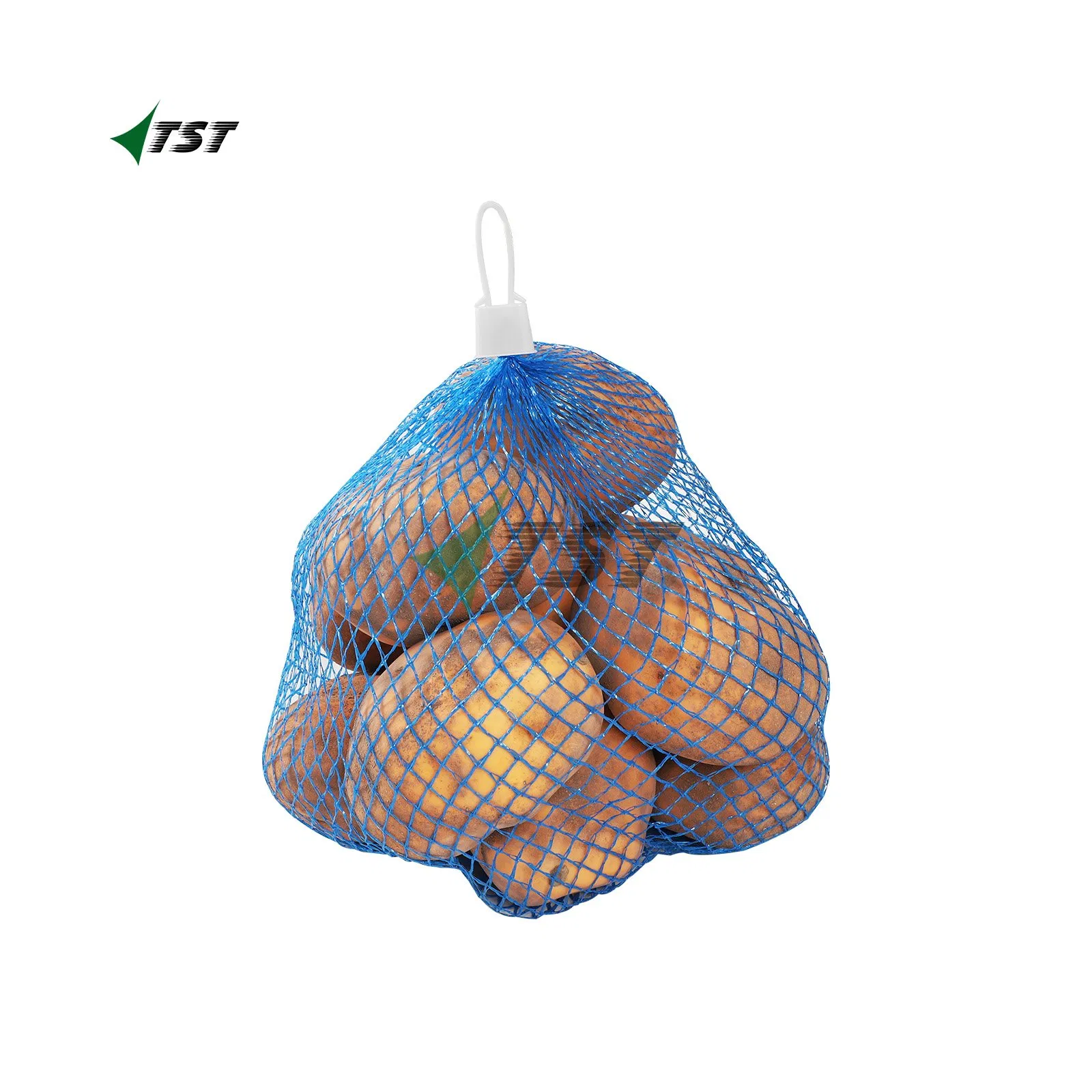 Rede tubular de malha de PE para embalagem de vegetais e frutas em saco
